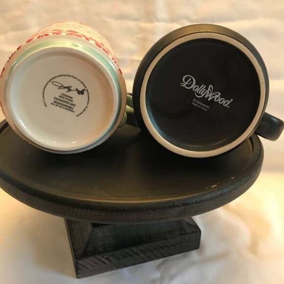 Pair of Dollywood Mugs "Butterfly" and "Cup of Ambition" - Picture 2 of 2
